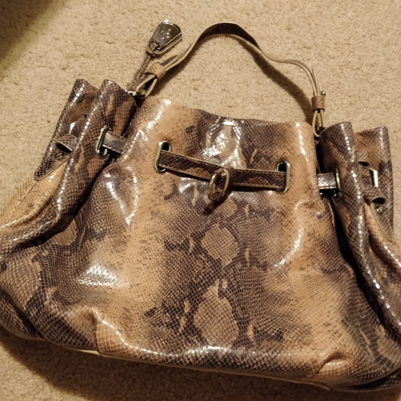 * Cole Haan Ellie Python Cornelia Drawstring - Picture 8 of 8